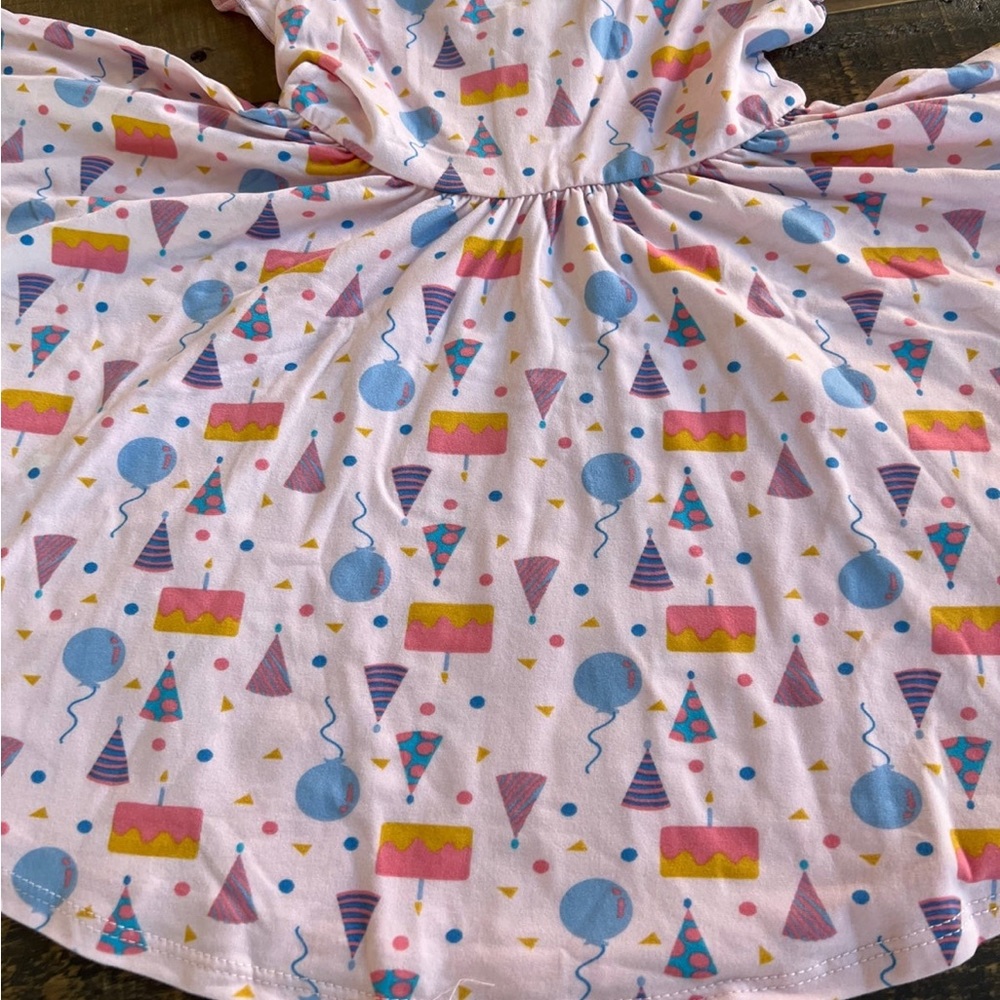 Dot Dot Smile size 12/24 months birthday Empire twirl dress New - Picture 4 of 7